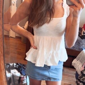 Altard State White Blouse Size S